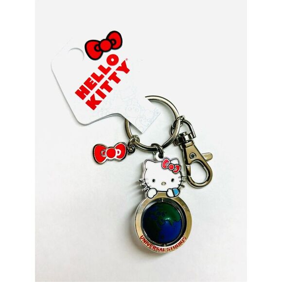 Hello Kitty Universal Studios Keychain | Mercari Universal Studios Hello Kitty Globe Metal‎ Enamel KeyChain LIMITED EDITION
